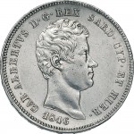 985D 2 lire 1846 Scudo sannitico Torino Argento