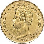903D 20 lire 1831 Scudo sannitico Genova Oro