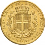 913R 20 lire 1835 Scudo sannitico Genova Oro