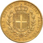 917R 20 lire 1839 Scudo sannitico Torino Oro