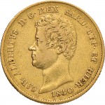 919D 20 lire 1840 Scudo sannitico Torino Oro