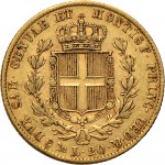 920R 20 lire 1841 Scudo sannitico Genova Oro