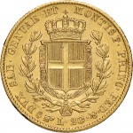 922R 20 lire 1842 Scudo sannitico Torino Oro