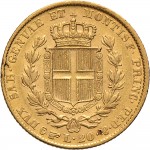 926R 20 lire 1846 Scudo sannitico Torino Oro