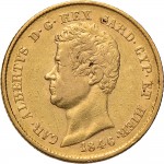 926D 20 lire 1846 Scudo sannitico Torino Oro