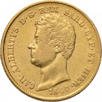 928D 20 lire 1847 Scudo sannitico Torino Oro