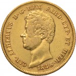 930D 20 lire 1848 Scudo sannitico Genova Oro