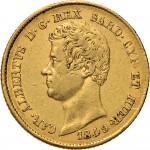 931D 20 lire 1849 Scudo sannitico Genova Oro