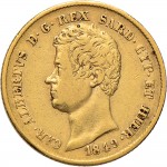 932D 20 lire 1849 Scudo sannitico Torino Oro