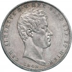 970D 5 lire 1848 Scudo sannitico 4° tipo Torino Argento