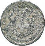 165R 2,6 soldi 1747 Scudo ovale a cartoccio 2° tipo Torino Mistura di argento