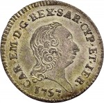 325D 2,6 soldi 1757 Aquila spiegata Torino Mistura di argento