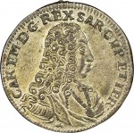 113D 5 Soldi 1734 Scudo a cartoccio 1° tipo Torino Mistura di argento