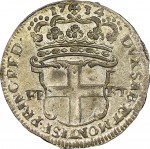 113R 5 Soldi 1734 Scudo a cartoccio 1° tipo Torino Mistura di argento