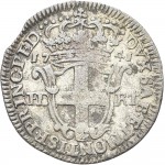 2561R 5 soldi 1741 Scudo a cartoccio 2° tipo Torino Mistura di argento