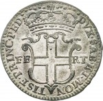 145R 5 soldi 1746 Scudo a cartoccio 3° tipo Torino Mistura di argento