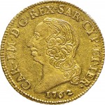 224D Doppia da 4 scudi 1762 Scudo rotondo Torino Oro