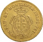 410R Doppietta da 10 reali 1769 Scudo ovale a cartoccio Torino Oro