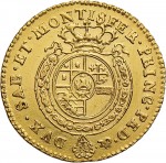 236R Mezza doppia 1756 Scudo rotondo Torino Oro