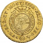 245R Mezza doppia 1763 Scudo rotondo Torino Oro