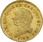 245D Mezza doppia 1763 Scudo rotondo Torino Oro