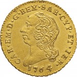 246D Mezza doppia 1764 Scudo rotondo Torino Oro