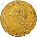 252RDMezza doppia da 2 scudi 1769 Scudo rotondo Torino Oro