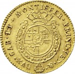 254R Mezza doppia da 2 scudi 1771 Scudo rotondo Torino Oro