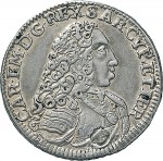 714D Mezza lira da 10 soldi 1733 Scudo a cartoccio 1° tipo Torino Argento
