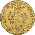406R Mezzo carlino da 2,5 doppiette 1770 Scudo ovale a cartoccio Torino Oro