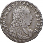 2659D Mezzo reale da 2,6 soldi 1732 Croce di San Maurizio Torino Argento