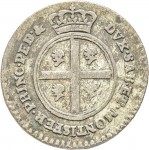 436R Mezzo reale da 2,6 soldi 1768 Scudo rotondo Torino Mistura di argento