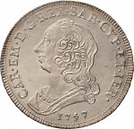 273D Mezzo scudo da 3 lire 1757 Scudo rotondo Torino Argento