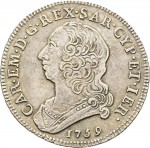 275D Mezzo scudo da 3 lire 1759 Scudo rotondo Torino Argento