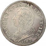 278D Mezzo scudo da 3 lire 1762 Scudo rotondo Torino Argento