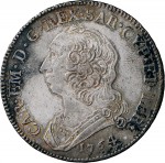 280D Mezzo scudo da 3 lire 1764 Scudo rotondo Torino Argento