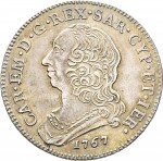 283D Mezzo scudo da 3 lire 1767 Scudo rotondo Torino Argento