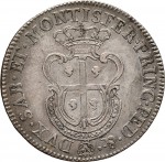 419R Mezzo scudo da 5 reali 1770 Scudo a cartoccio Torino Argento