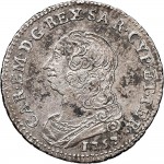 311D Ottavo di scudo da 0,15 lire 1757 Scudo rotondo Torino Argento