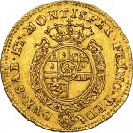 2666R Quarto di doppia 1755 Scudo rotondo Torino Oro