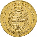 259R Quarto di doppia 1756 Scudo rotondo Torino Oro