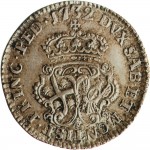 359R Quarto di scudo 1732 Scudi a cartoccio accollati Torino Argento