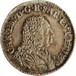 359D Quarto di scudo 1732 Scudi a cartoccio accollati Torino Argento