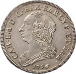 290D Quarto di scudo da 1,10 lire 1756 Scudo rotondo Torino Argento