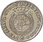 292R Quarto di scudo 1758 Scudo rotondo Torino Argento