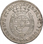 294R Quarto di scudo da 1,10 lire 1760 Scudo rotondo Torino Argento