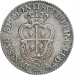 425R Quarto di scudo da 2,5 reali 1770 Scudo a cartoccio Torino Argento