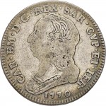 304D Quarto di scudo 1770 Scudo rotondo Torino Argento