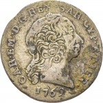 431D Reale da 5 soldi 1769 Scudo a cartoccio Torino Mistura di argento