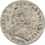 432D Reale da 5 soldi 1770 Scudo a cartoccio Torino Mistura di argento